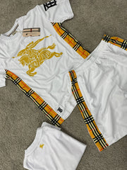 *Conjuntos BURRBERY 2024* 🎠🎠

Conjunto calidad g5 

Camiseta de algodon super buena calidad 
Pantalon como bañador y pantalon cotidiano 

Lo mejor de lo mejor 

Tallaje real tallan bien 

Tallas; S-M-L-XL-